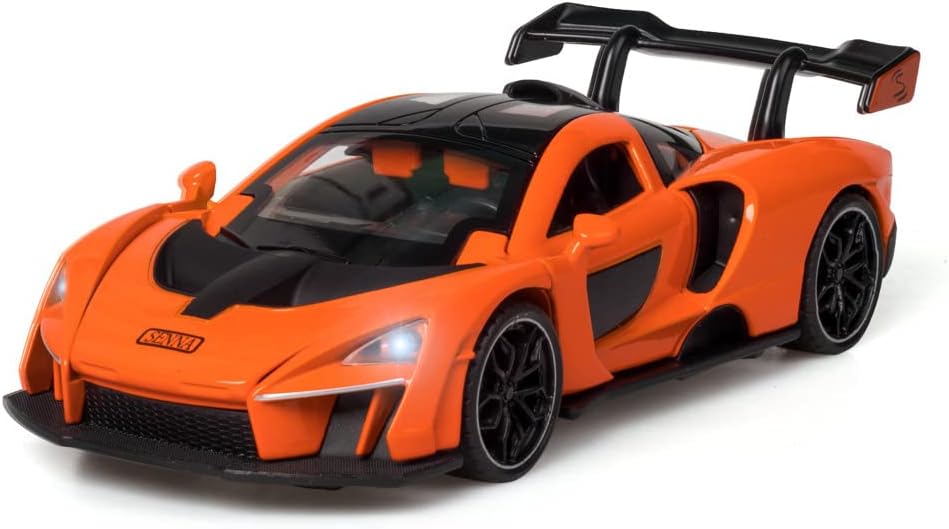 ARNIYAVALA π 1/32 McLaren Senna Alloy Sports Car Model Diecast Toy Vehicle with Sound & Light πΆπ‘
