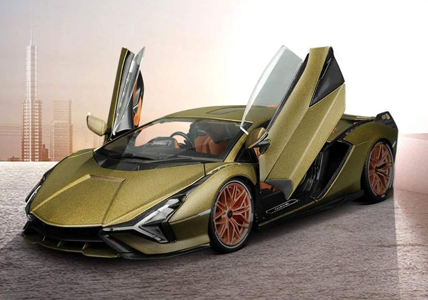 ARNIYAVALA 1:32 Lamborghini Military Toy Car π Metal Pull Back Diecast Car π οΈ with Openable Doors πͺ and Sound πΆ & Light π‘ Effects