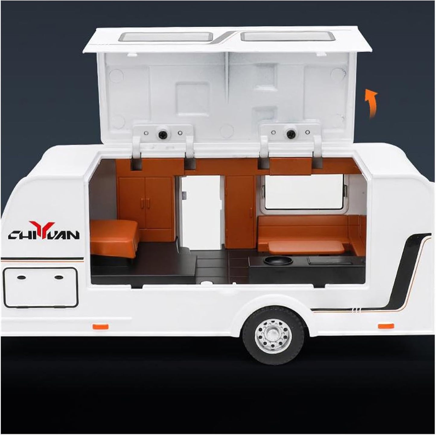 ARNIYAVALA 1:32 Wrangler with Trailer Alloy Die-Cast Toy Car Model with Sound & Light πβ¨