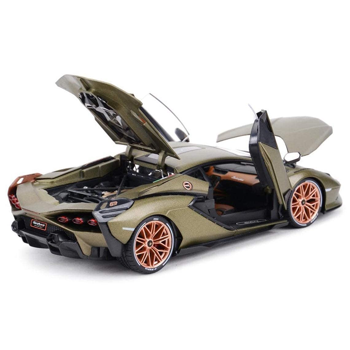 ARNIYAVALA 1:32 Lamborghini Military Toy Car π Metal Pull Back Diecast Car π οΈ with Openable Doors πͺ and Sound πΆ & Light π‘ Effects