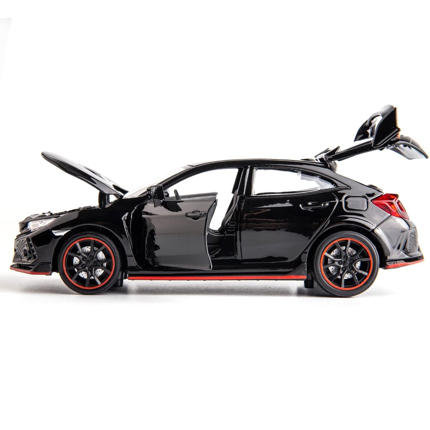 ARNIYAVALA 1:32 Scale Civic Type R Diecast Alloy Metal Pull Back Toy Car π, with Openable Doors πͺ, Music πΆ, Sound π, and Light π‘ Effects