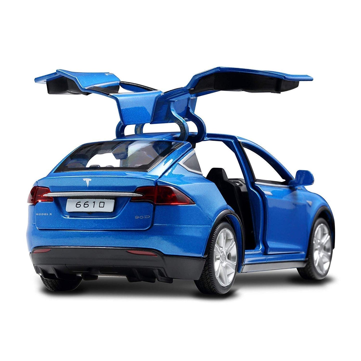1:32 TESLA X90 MODEL Toy Car Metal Pull Back Diecast Car with Openable Door and Sound & Light Effects by ARNIYAVALA ππ