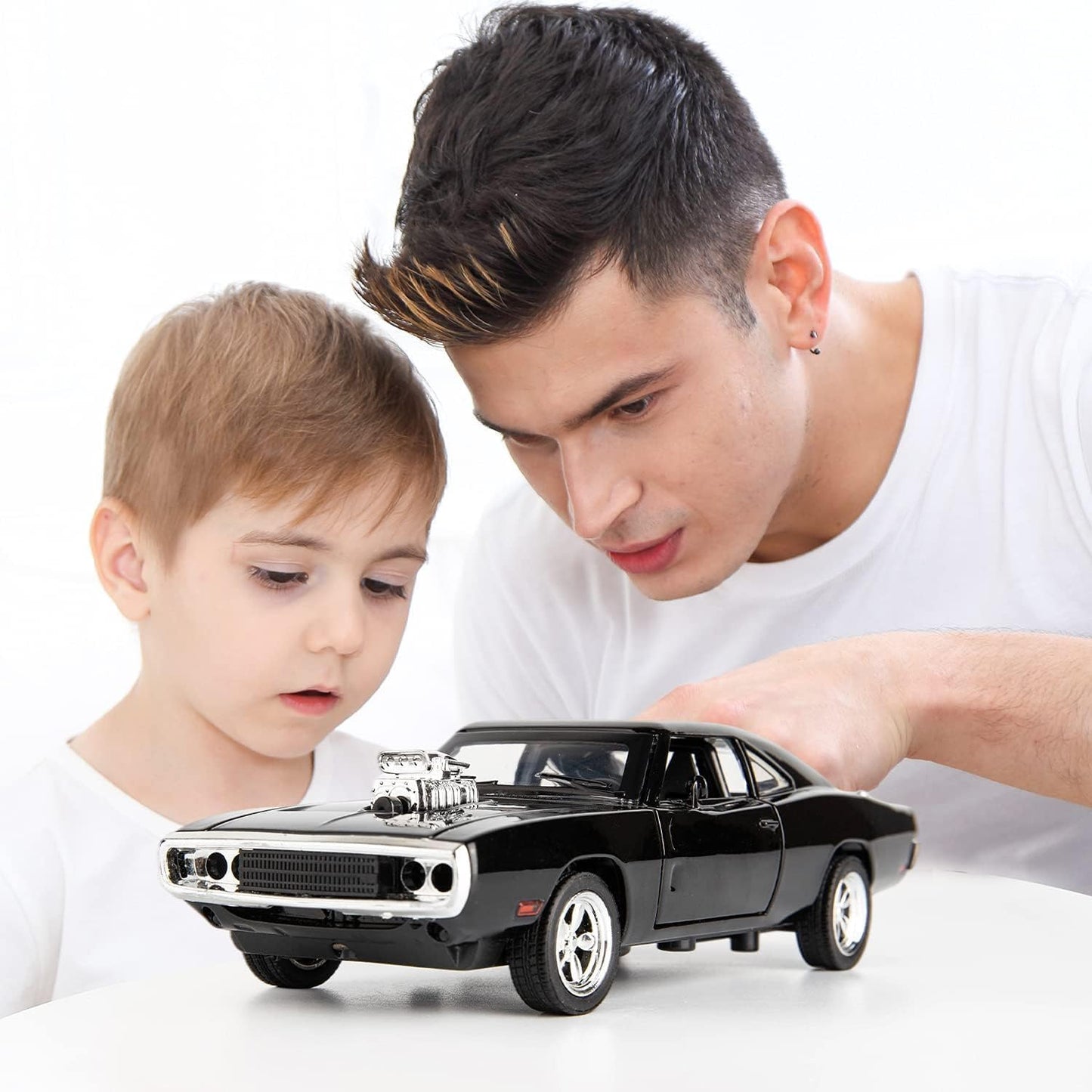 ARNIYAVALA 1:32 Scale Fast and The Furious Dodge Car Model with Sound & Light Collection Toy ππ₯