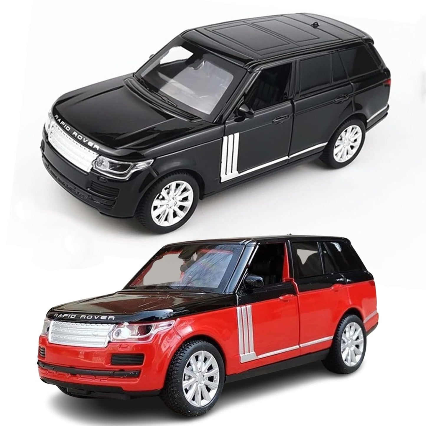 ARNIYAVALA 1:32 Range Rover Toy Car π Metal Pull Back Diecast Car π οΈ with Openable Doors πͺ, Realistic Sound πΆ and LED Light π‘ Effects