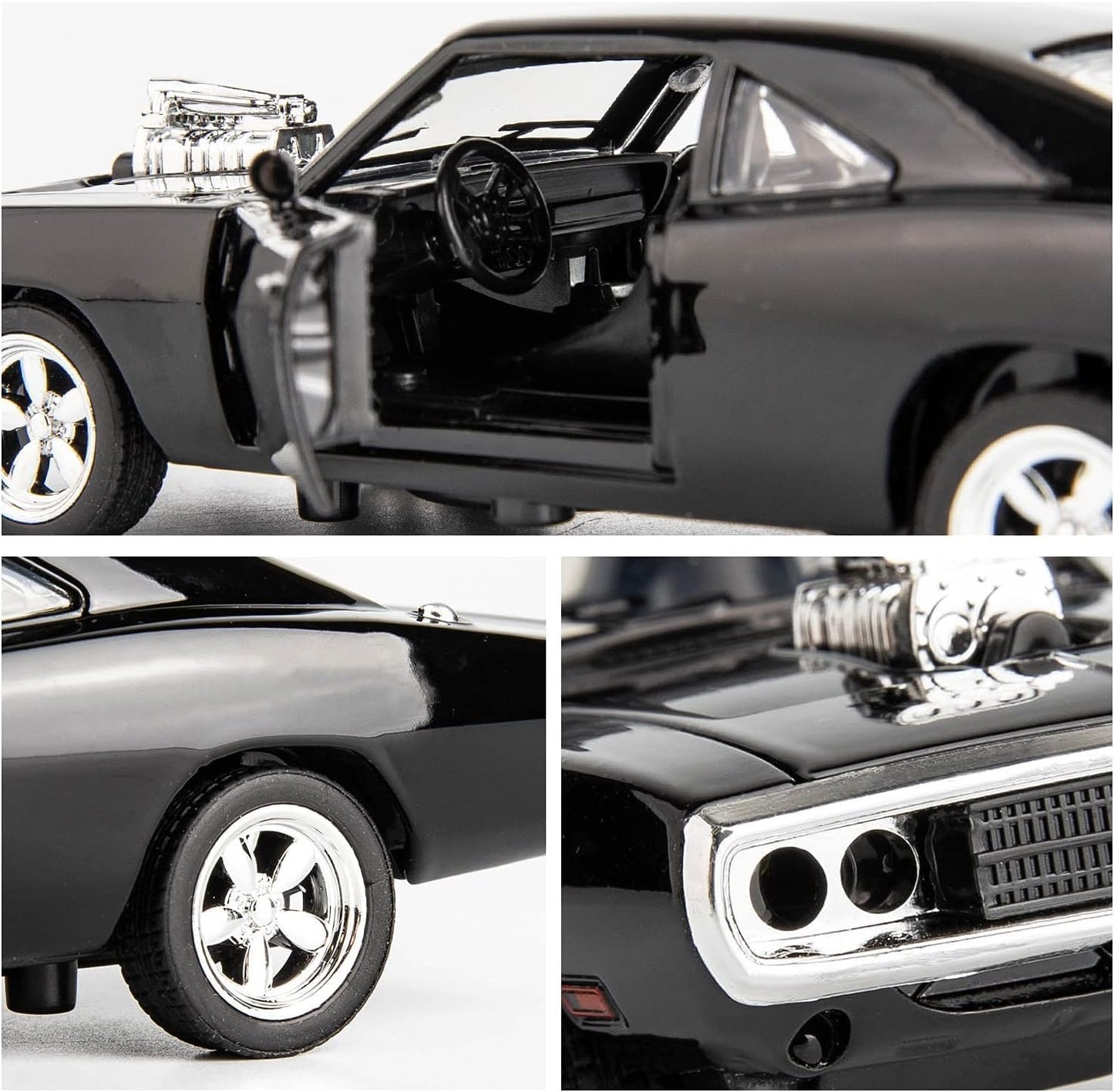 ARNIYAVALA 1:32 Scale Fast and The Furious Dodge Car Model with Sound & Light Collection Toy ππ₯