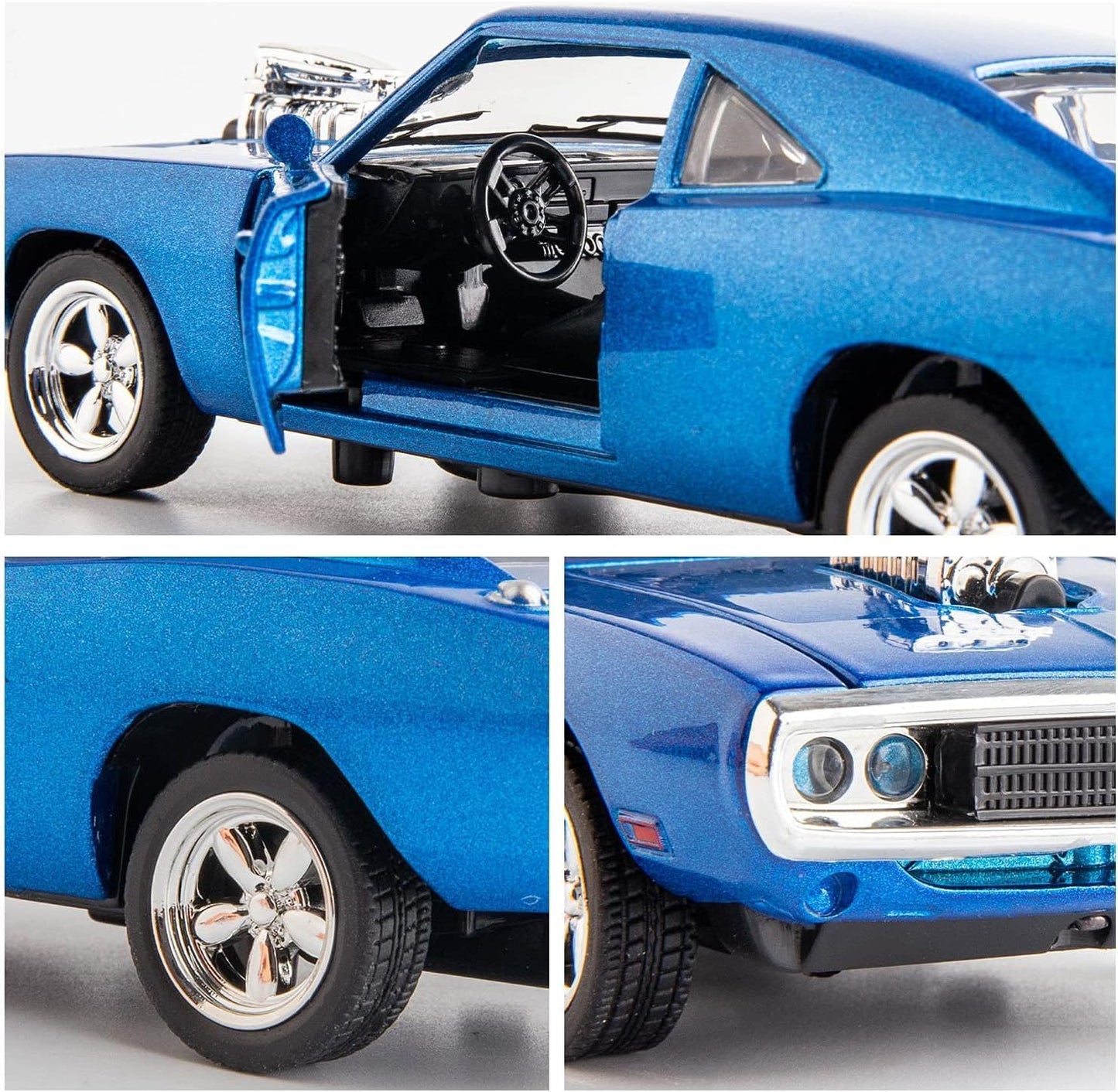 ARNIYAVALA 1:32 Scale Fast and The Furious Dodge Car Model with Sound & Light Collection Toy ππ₯