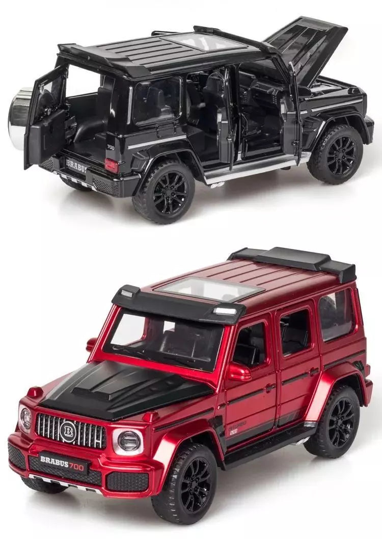 ARNIYAVALA 1:32 Brabus G700 SUV Off-road Model Car Diecast Toy Car for Kids π Pull Back Action, Realistic Design with Lights & Sound Effects πΆπ‘