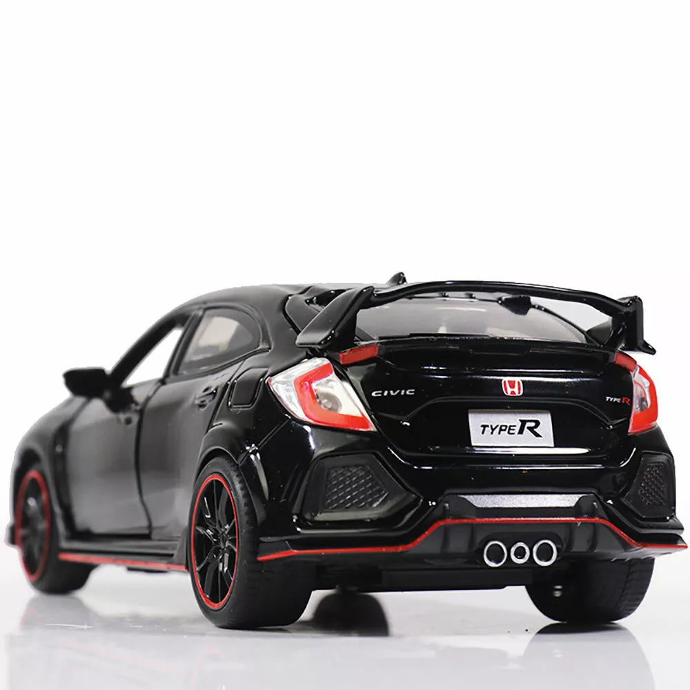 ARNIYAVALA 1:32 Scale Civic Type R Diecast Alloy Metal Pull Back Toy Car π, with Openable Doors πͺ, Music πΆ, Sound π, and Light π‘ Effects