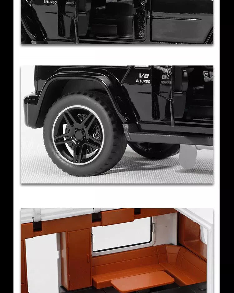 ARNIYAVALA 1:32 Wrangler with Trailer Alloy Die-Cast Toy Car Model with Sound & Light πβ¨