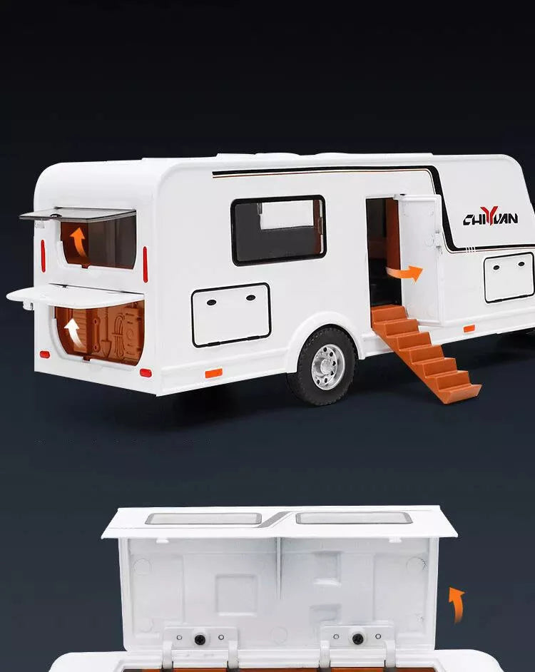 ARNIYAVALA 1:32 Wrangler with Trailer Alloy Die-Cast Toy Car Model with Sound & Light πβ¨