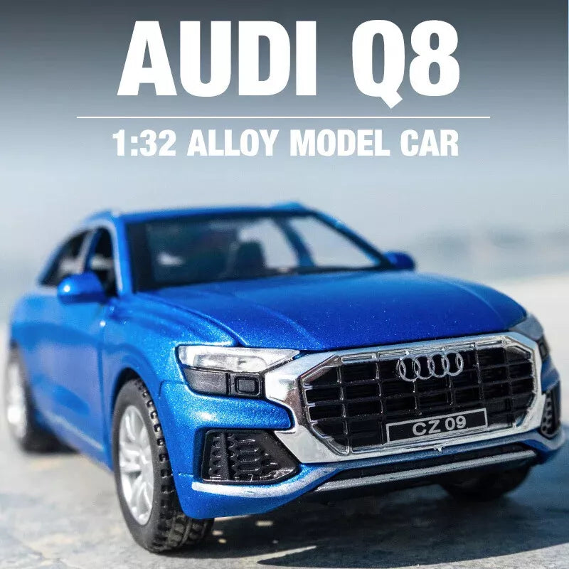 ARNIYAVALA π Audi Q8 1:32 High Simulation SUV Sound & Light Pull-Back Alloy Toy Car πβ¨πΆπ‘
