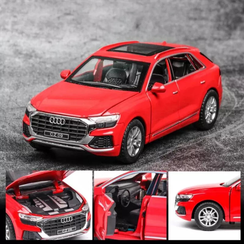 ARNIYAVALA π Audi Q8 1:32 High Simulation SUV Sound & Light Pull-Back Alloy Toy Car πβ¨πΆπ‘
