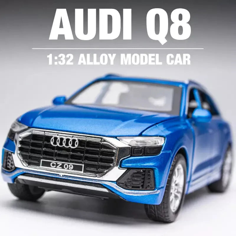 ARNIYAVALA π Audi Q8 1:32 High Simulation SUV Sound & Light Pull-Back Alloy Toy Car πβ¨πΆπ‘