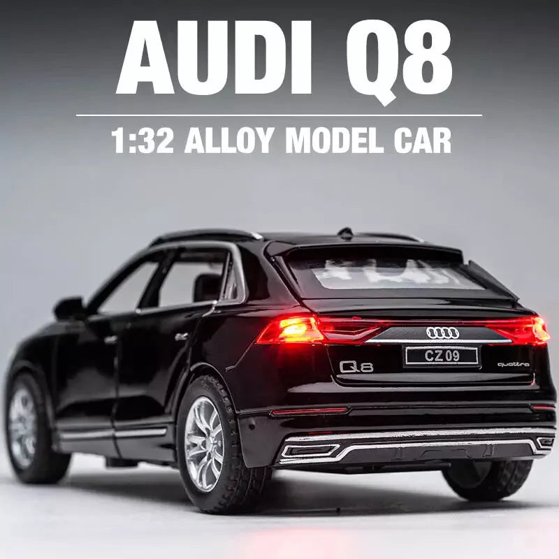 ARNIYAVALA π Audi Q8 1:32 High Simulation SUV Sound & Light Pull-Back Alloy Toy Car πβ¨πΆπ‘