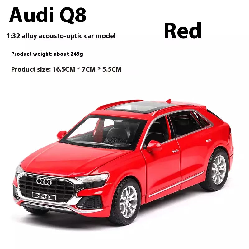 ARNIYAVALA π Audi Q8 1:32 High Simulation SUV Sound & Light Pull-Back Alloy Toy Car πβ¨πΆπ‘