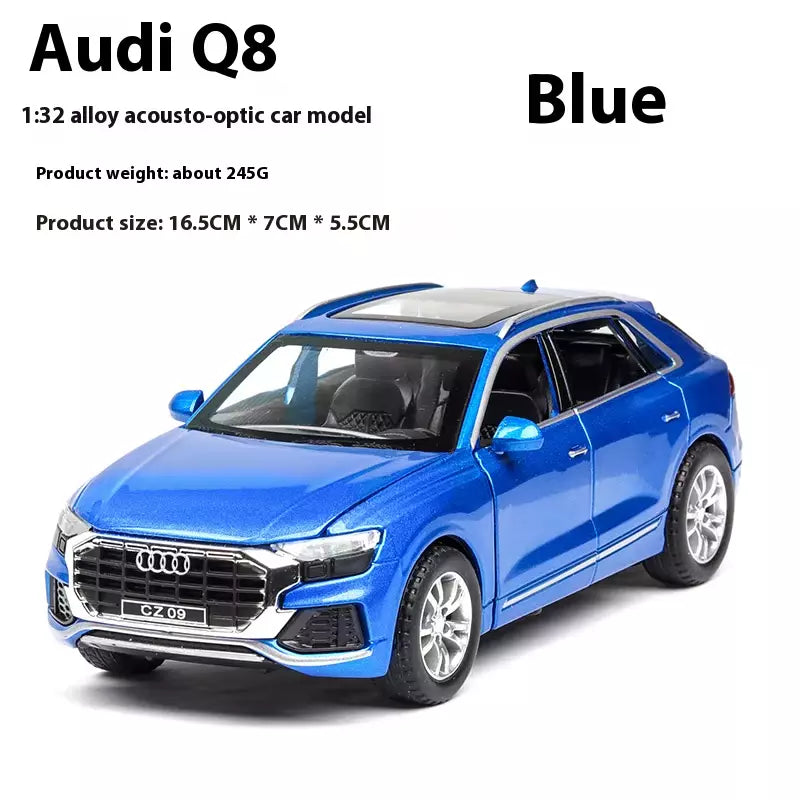 ARNIYAVALA π Audi Q8 1:32 High Simulation SUV Sound & Light Pull-Back Alloy Toy Car πβ¨πΆπ‘