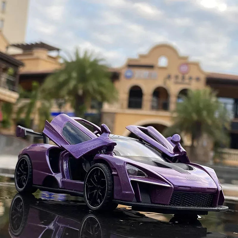 ARNIYAVALA π 1/32 McLaren Senna Alloy Sports Car Model Diecast Toy Vehicle with Sound & Light πΆπ‘