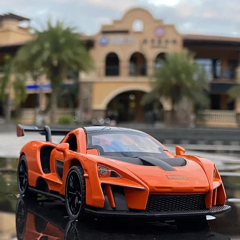 ARNIYAVALA π 1/32 McLaren Senna Alloy Sports Car Model Diecast Toy Vehicle with Sound & Light πΆπ‘