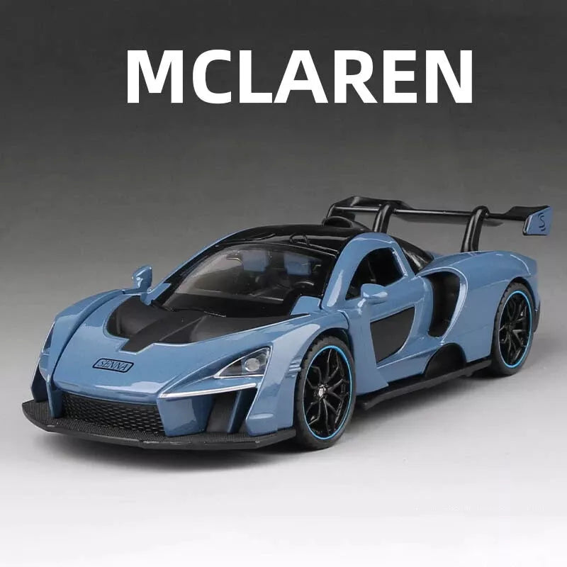ARNIYAVALA π 1/32 McLaren Senna Alloy Sports Car Model Diecast Toy Vehicle with Sound & Light πΆπ‘