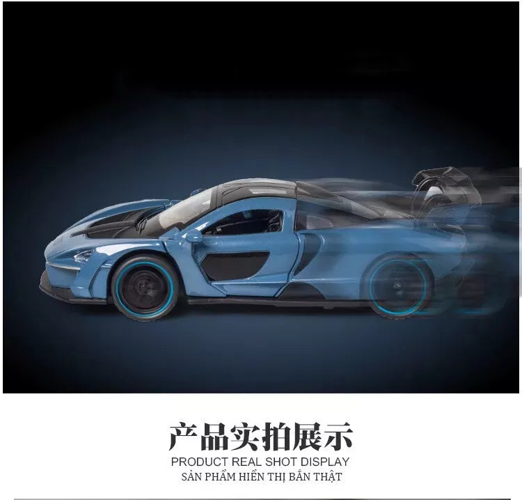 ARNIYAVALA π 1/32 McLaren Senna Alloy Sports Car Model Diecast Toy Vehicle with Sound & Light πΆπ‘
