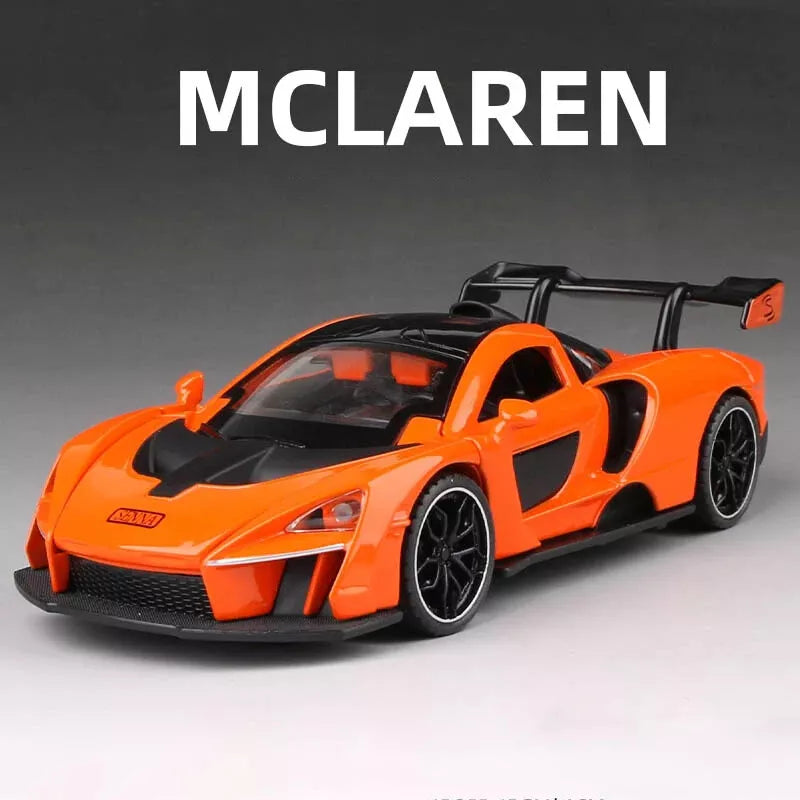 ARNIYAVALA π 1/32 McLaren Senna Alloy Sports Car Model Diecast Toy Vehicle with Sound & Light πΆπ‘