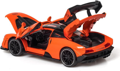 ARNIYAVALA 🚗 1/32 McLaren Senna Alloy Sports Car Model Diecast Toy Vehicle with Sound & Light 🎶💡