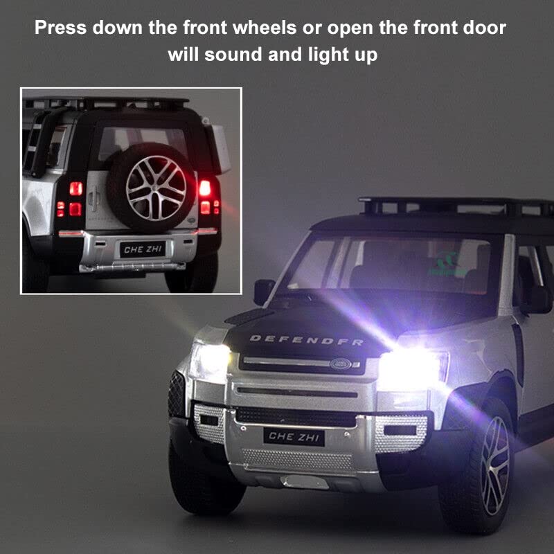 1/24 Diecast Model Car  Land Rover New Defender for Gift