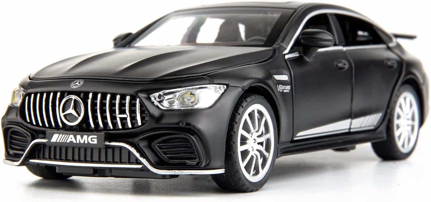 ARNIYAVALA 1/32 Benz AMG GT63 Alloy Diecast Collectible Pull Back Toy Car with Light and Sound Toy