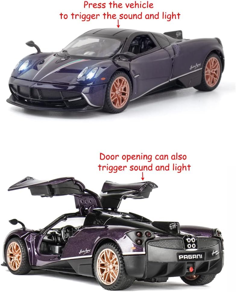 1:32 Pagani Huayra Dinastia Toy Vehicle Pull Back Die-Cast