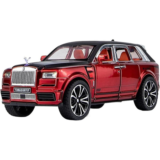 ARNIYAVALA 1:32 Scale Rolls Royce Cullinan Diecast Metal Pullback Toy Car with Openable Doors & Light Effects 🚗💡
