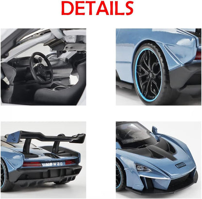 ARNIYAVALA 🚗 1/32 McLaren Senna Alloy Sports Car Model Diecast Toy Vehicle with Sound & Light 🎶💡