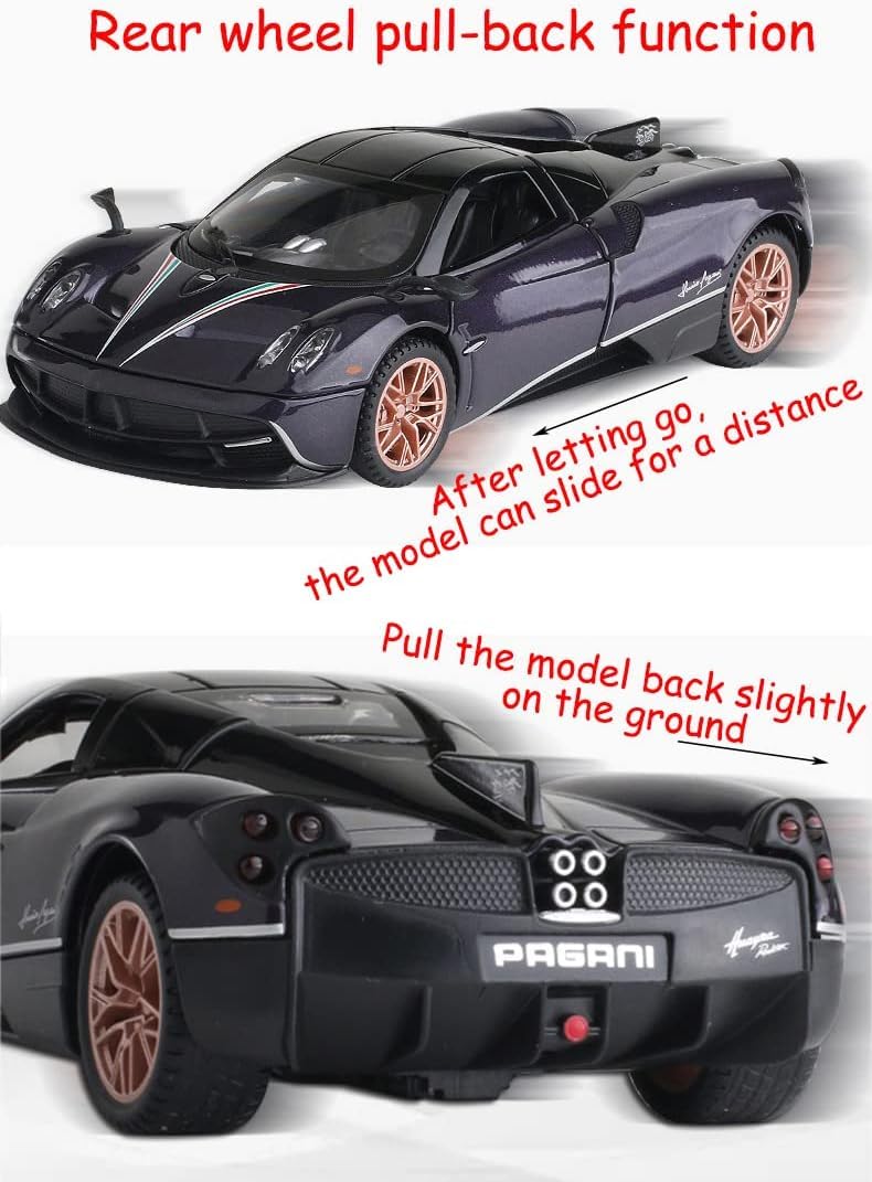 1:32 Pagani Huayra Dinastia Toy Vehicle Pull Back Die-Cast