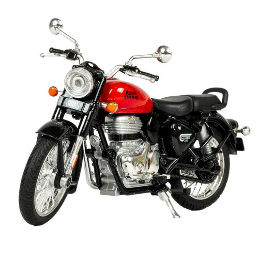 Arniyavala Royal Enfield Bullet Bike 1:12 Scale Model | Pull-Back Action, Detachable Parts, Assorted Colors | Highly Detailed Motorcycle Toy for Collectors and Enthusiasts 🏍️✨