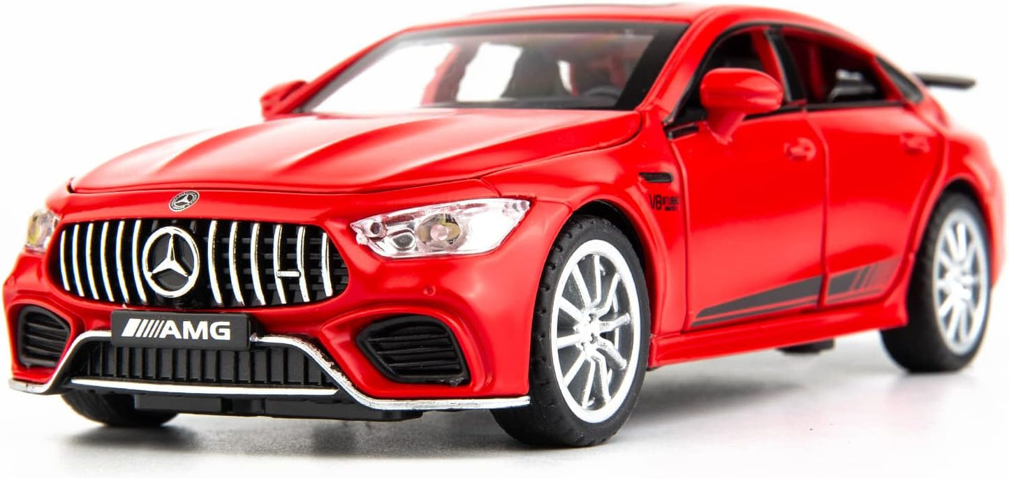 ARNIYAVALA 1/32 Benz AMG GT63 Alloy Diecast Collectible Pull Back Toy Car with Light and Sound Toy