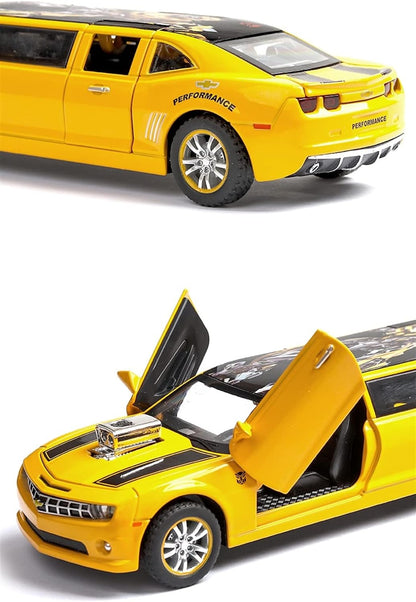 1:32 Chevrolet Camaro Limousine Extended Diecast Model Cars Toy Gifts For Kids