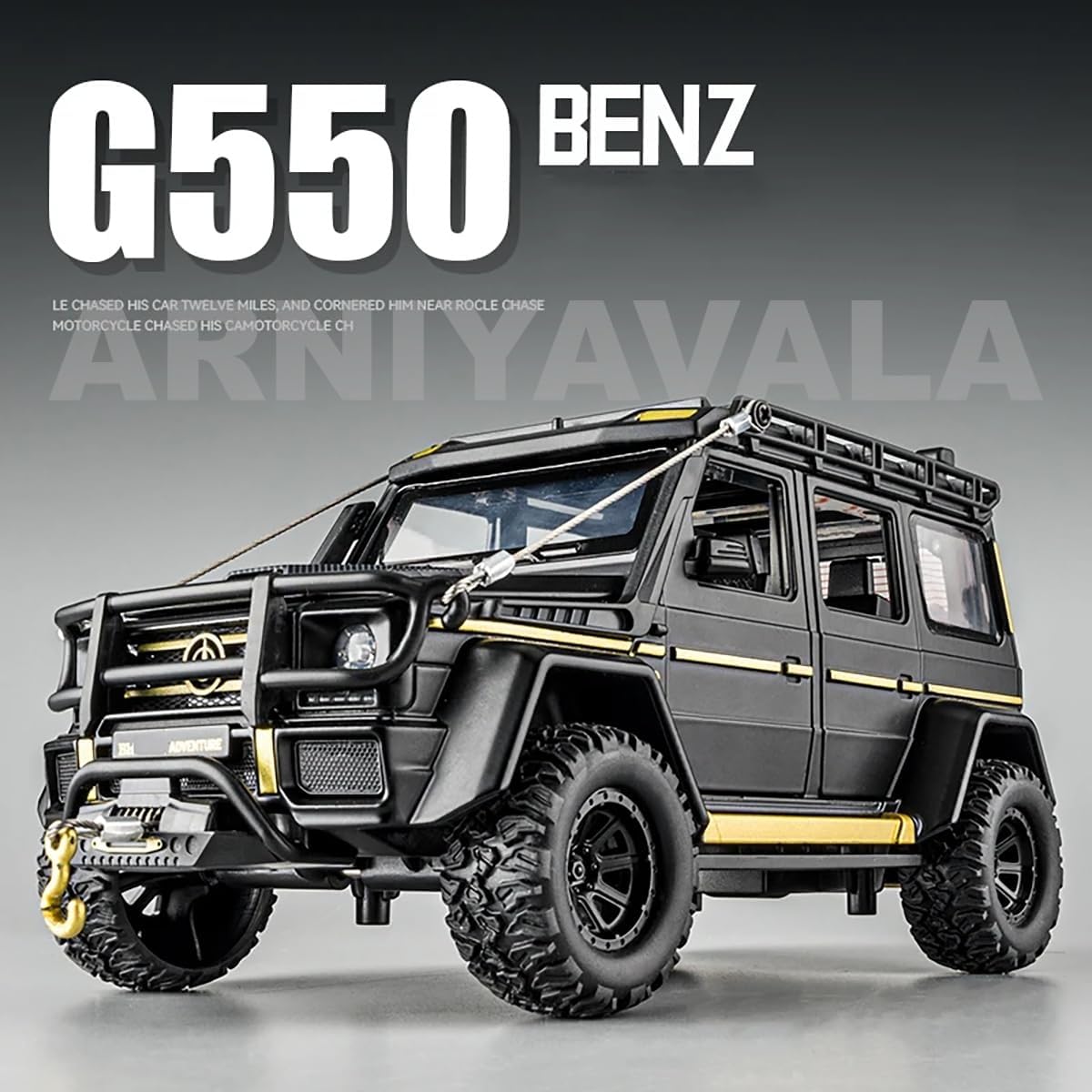 ARNIYAVALA 1:24 Diecast Mercedes-Benz Brabus-4X4