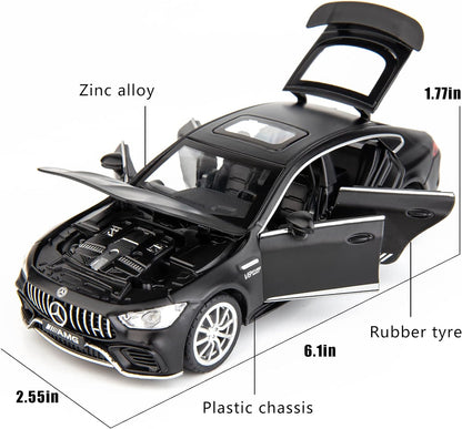 ARNIYAVALA 1/32 Benz AMG GT63 Alloy Diecast Collectible Pull Back Toy Car with Light and Sound Toy