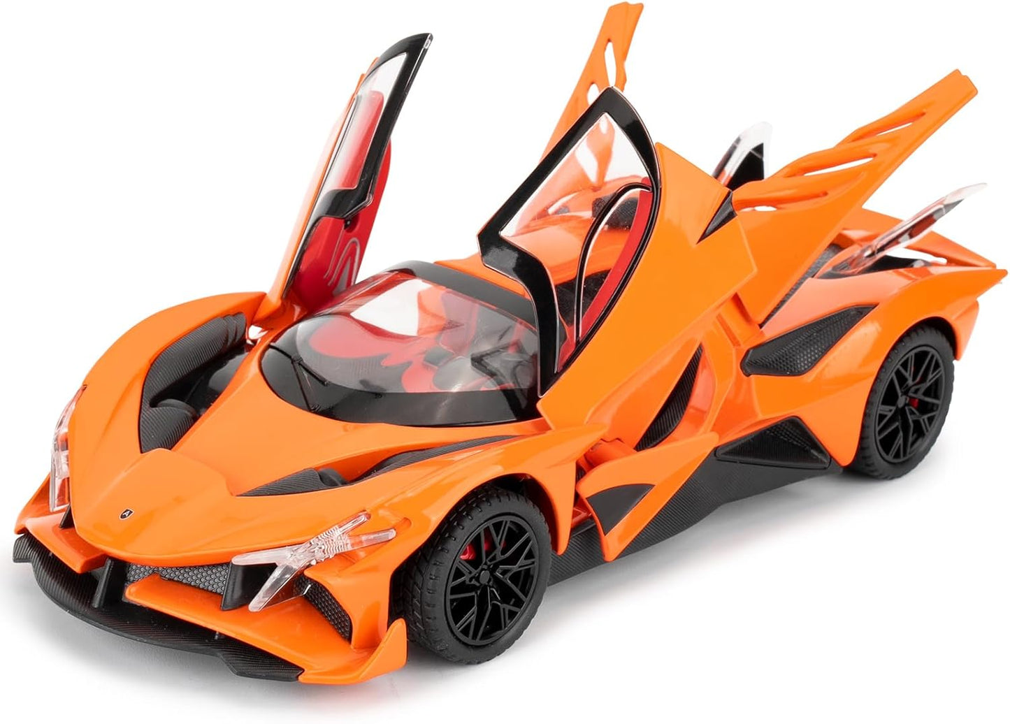 1/24 Apollo EVO Alloy Car Model – Pull Back Function with Realistic Sound & Bright LED Lights