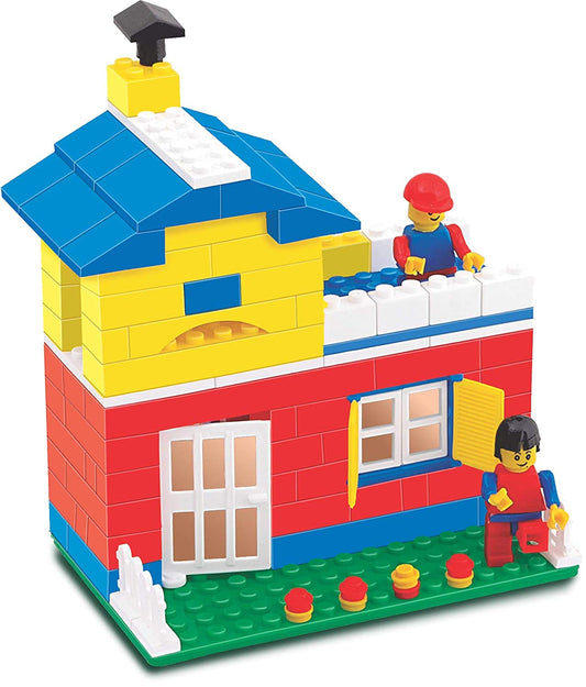 Arniyavala 200-Piece Creative Builder Blocks Set | Colorful Educational Building Blocks for Kids 3+ | House Building, Cognitive Development & Imagination Toy 🏠🧩