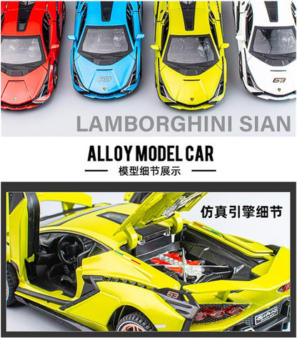 1:32 For Lamborghini Aventador SIAN Roadster Alloy Car Model Die Cast Toy