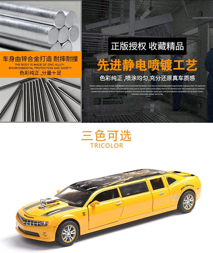 1:32 Chevrolet Camaro Limousine Extended Diecast Model Cars Toy Gifts For Kids