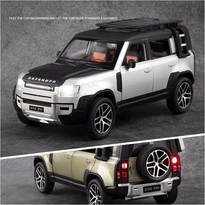 1/24 Diecast Model Car  Land Rover New Defender for Gift