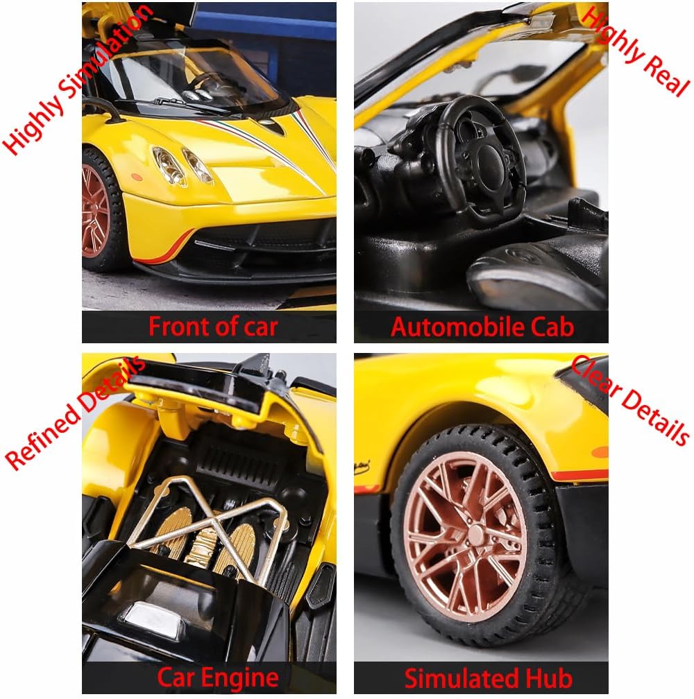 1:32 Pagani Huayra Dinastia Toy Vehicle Pull Back Die-Cast