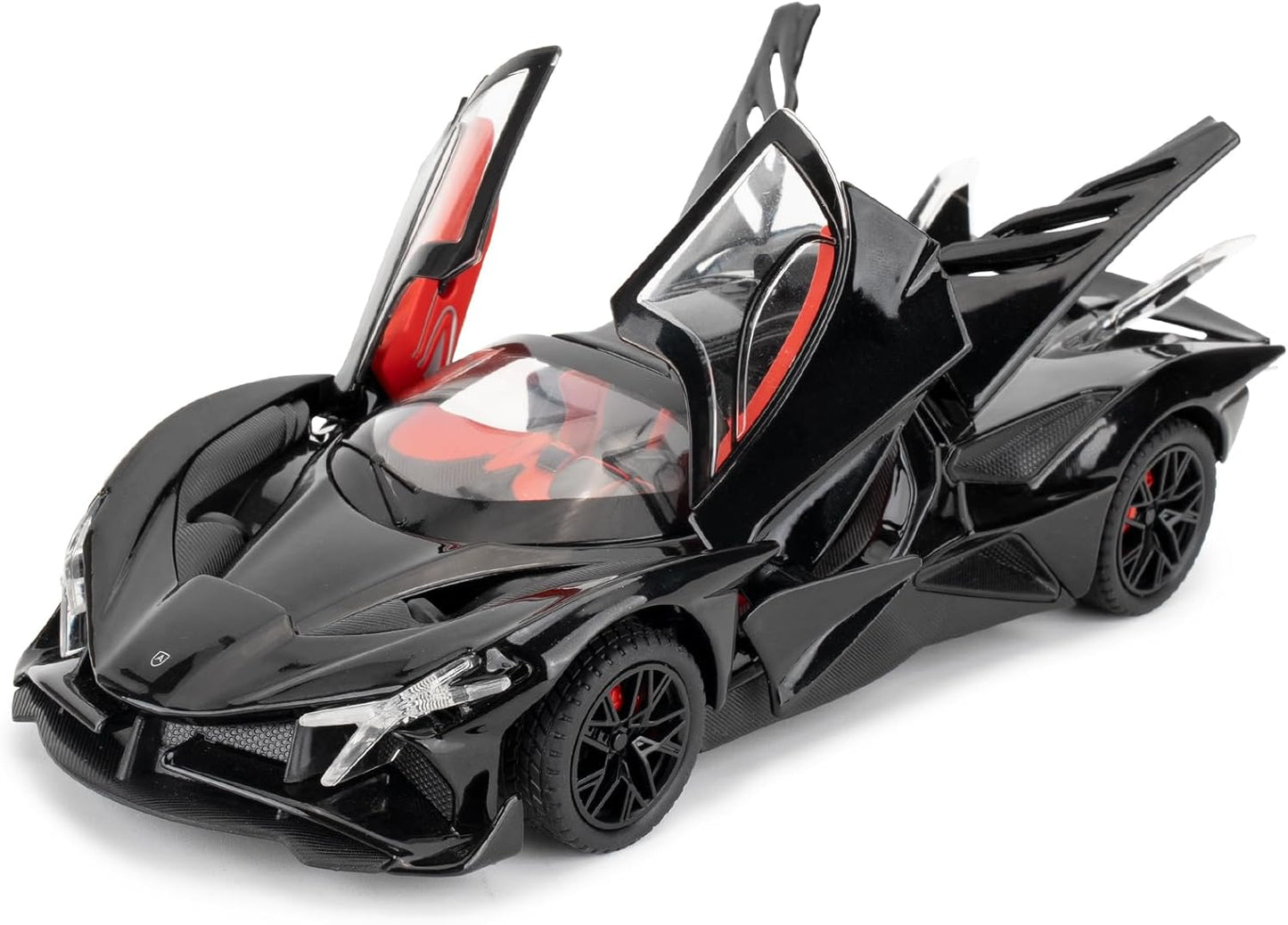 1/24 Apollo EVO Alloy Car Model – Pull Back Function with Realistic Sound & Bright LED Lights