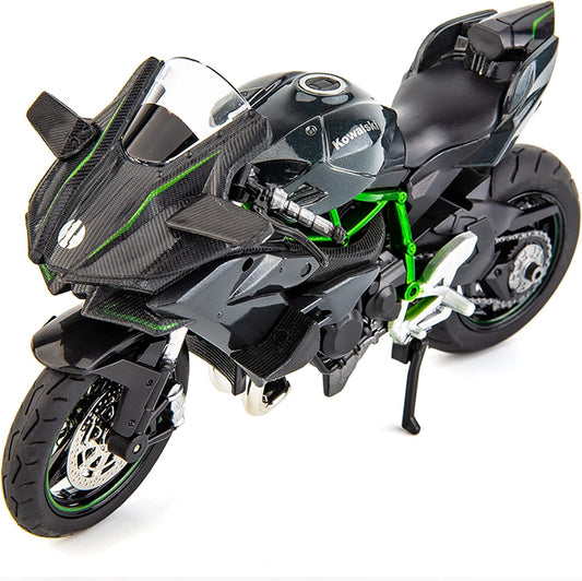 Arniyavala 1:12 Scale Mini Motorcycle Model | Zinc Alloy Fuel Tank, Rubber Tires, Engine Sound & Headlights | Detailed Collectible Motorcycle Toy for Enthusiasts & Kids 🏍️💨