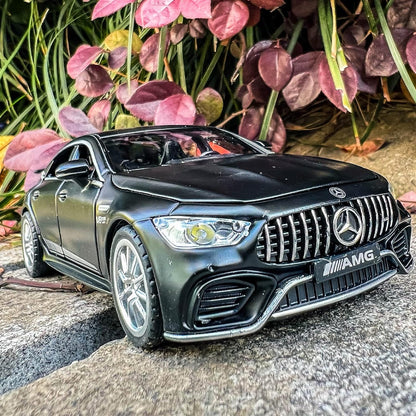 ARNIYAVALA 1/32 Benz AMG GT63 Alloy Diecast Collectible Pull Back Toy Car with Light and Sound Toy