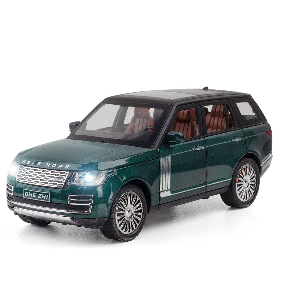 ARNIYAVALA 1:24 Land Rover Range Rover SUV Model Car Toy Collection Sound Light Kid Gift Alloy Metal Pull Back Toy car for Kids with Openable Doors & Light, Music Toy Vehicle for Kids