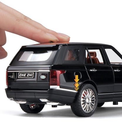 ARNIYAVALA 1:24 Land Rover Range Rover SUV Model Car Toy Collection Sound Light Kid Gift Alloy Metal Pull Back Toy car for Kids with Openable Doors & Light, Music Toy Vehicle for Kids