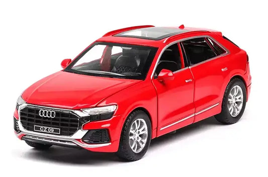 ARNIYAVALA 🚗 Audi Q8 1:32 High Simulation SUV Sound & Light Pull-Back Alloy Toy Car 🚙✨🎶💡