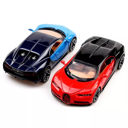 1:32 Bugatti Chiron zinc Alloy Pull Back Car Diecast Electronic Toys with Lights and Music